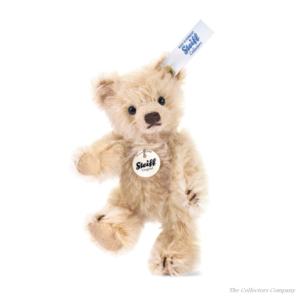 Steiff Mini Teddy Bear Blond Mohair 10cm 040009	