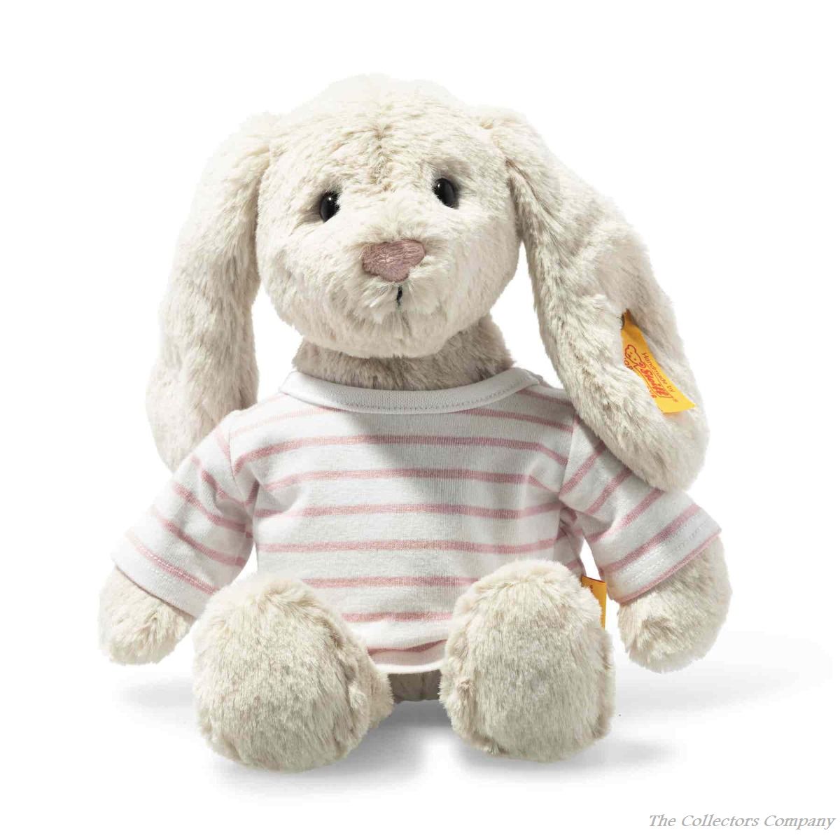 Steiff Hoppie Rabbit in T-shirt 080975	