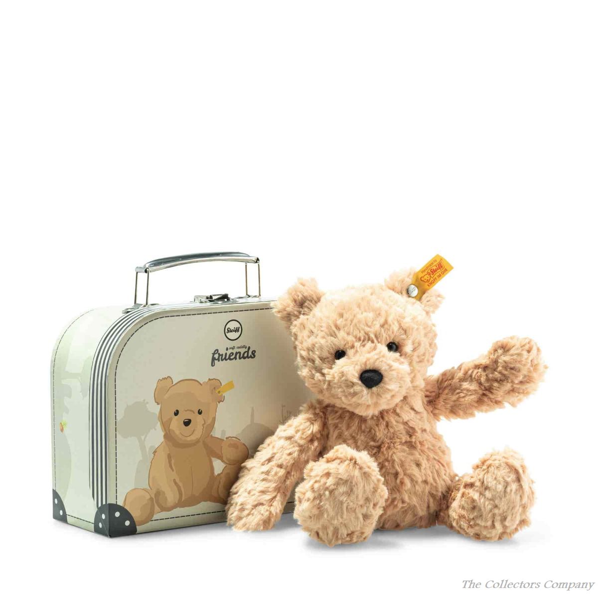 Steiff Jimmy Teddy Bear in Suitcase 25cm 113918	