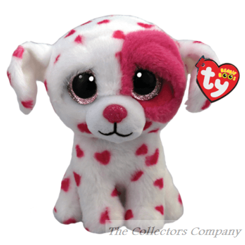 TY Beau Dog Valentine Beanie Boo 15cm 36539
