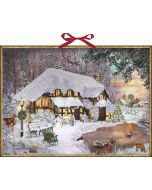 Coppenrath Winter Cottage in the Woods Traditional Advent Calendar 71997