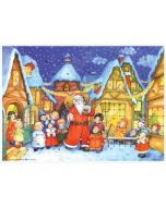 Richard Sellmer Advent Calendar Santa comes to Town 
