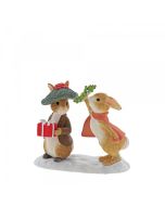 Beatrix Potter Flopsy and Benjamin Bunny Under the Mistletoe A30181
