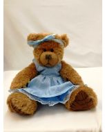 Alice's Bear Shop Clothes - Sandy Blue Dress from by Charlie Bears ABSSB