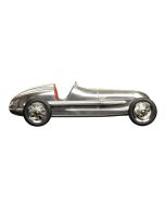 Authentic Models Silberpfeil Polished Aluminium Racing Car with Red Seats PC014R