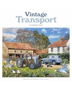 Vintage Tractor Posters illustrated by Trevor Mitchell Wall Calendar 2023 by Carousel Calendars 230232