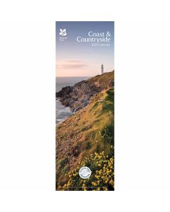 National Trust Coast and Countryside Slim Calendar 2024