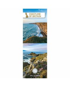 Coastlines of Britain Slim Calendar 2024 240697