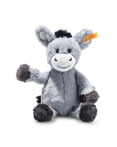 Steiff Dinkie Donkey Grey Plush Soft Cuddly Friends 20cm 242489 