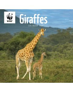 WWF Giraffes Wall Calendar 2025