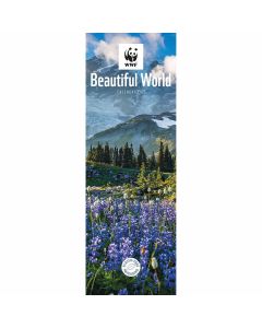 WWF Beautiful World Slim Calendar 2025, Carousel Calendars 250124