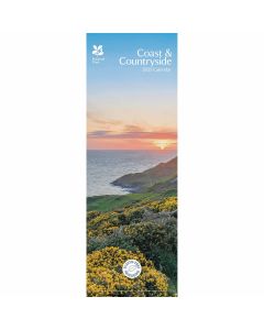 National Trust, Coast and Countryside Slim Calendar 2025, Carousel Calendars 250151