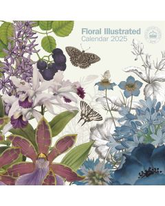 Royal Botanic Gardens Kew, Floral Illustrated Calendar 2025, Carousel Calendars 250171