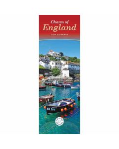 Charm of England Slim Calendar 2025, Carousel Calendars 250221