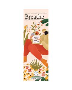 Breathe Slim Calendar 2025, Carousel Calendars 250301