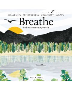 Breathe Wall Calendar 2025, Carousel Calendars 250302