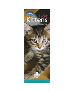 RSPCA, I Love Kittens Slim Calendar 2025