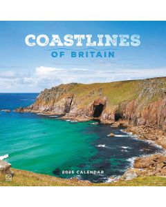 Coastlines of Britain Calendar 2025, Carousel Calendars 250382