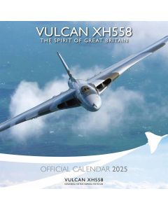 Vulcan XH558 The Spirit of Great Britain Wall Calendar 2025