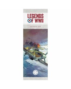 Legends Of WWII Slim Calendar 2025