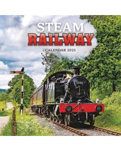 Steam Railway Wall Calendar 2024
