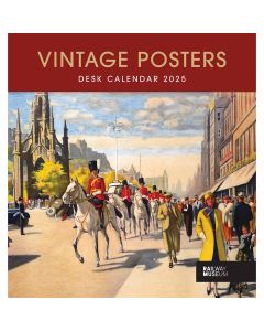 National Railway Museum Vintage Posters Easel Desk Calendar 2025