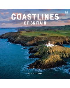 Coastlines of Britain Wall Calendar 2024 by Carousel Calendars 240582