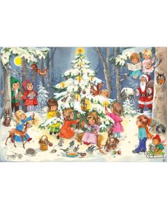Richard Sellmer Traditional Advent Calendar A4 Happy Christmas Tree (32)