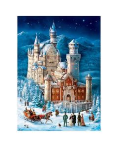 Richard Sellmer A3 Advent Calendar Christmas in Europe - Neuschwanstein 324