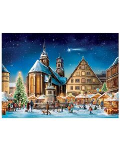 Richard Sellmer A3 Advent Calendar Christmas in Europe - Stuttgart 325