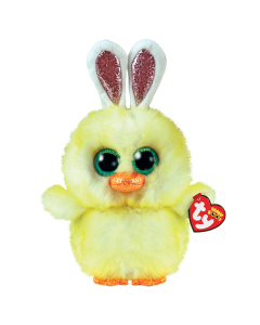 TY Coop Easter Chick with rabbit ears Beanie Boo Regular 15cm 36388