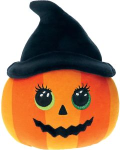 Ty Ramona Pumpkin Halloween Limited Edition Squish-a-boo pillow 10" 25cm 39345