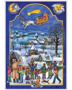 Richard Sellmer Advent Calendar Father Christmas Visits 813