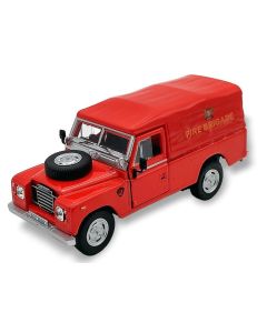 Cararama Land Rover Series 3 109 Soft Top Fire Brigade 451750
