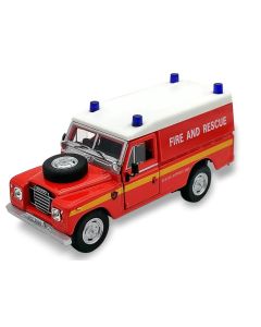 Cararama Land Rover Series 3 109 Hard Top Fire and Rescue 553940