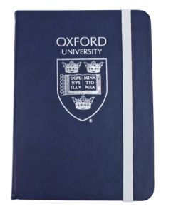 Oxford University Shield Blue A6 PU Notebook 73732