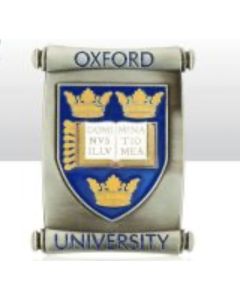 Oxford University Scroll & Shield Metal Magnet  73724