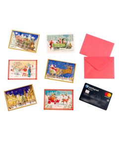 Miniature Selection of Edwardian Style Advent Calendar Cards or Parcel Labels by Coppenrath 92360