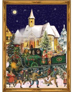Richard Sellmer Traditional Advent Calendar The Christmas Train 765 (A3)