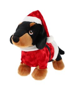 Dachshund in Christmas Santa Outfit Keeleco SX2726