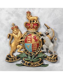 Royal Coat of Arms Wall Plaque
