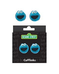 Cookie Monster Sesame Street Cufflinks by Half Moon Bay CUFFSS01