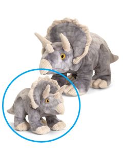 Cuddly Triceratops soft Dinosaur 25cm Keel Toys Keeleco SE6579