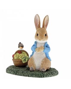 Peter Rabbit with Basket Mini Figure by Enesco A29192