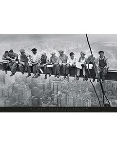 New York Men on a Girder Poster FP0432