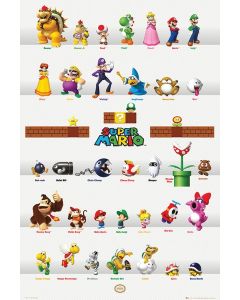 Nintendo Characters Poster FP2710