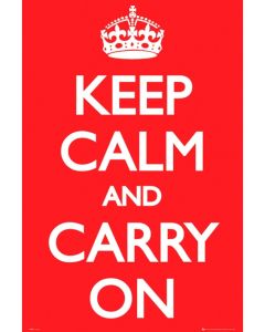 Keep Calm and Carry On Poster GN0527