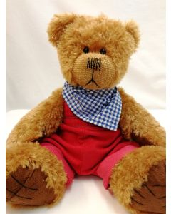 Alice's Bear Shop Clothes - Cobby Red Dungarees and neckerchief by Charlie Bears ABSCR