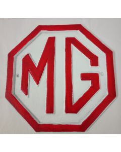 MG Logo Cast Iron Metal Wall Sign W3616