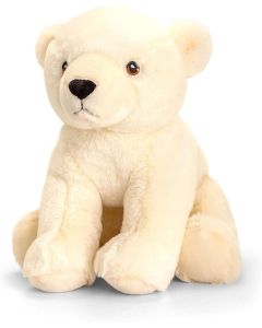 Keeleco Polar Bear by Keel toys  25cm (10 inches) SE6121